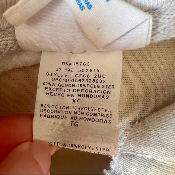 Champion Gray Old English Logo Hoodie - Picture 14 of 14